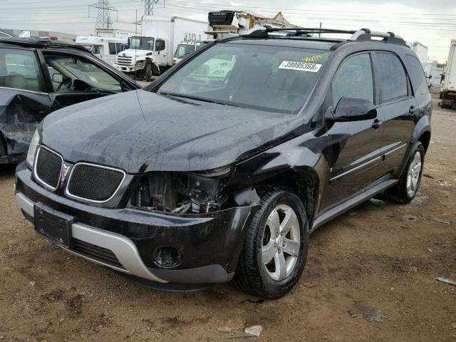 2CKDL63F166163714 - 2006 PONTIAC TORRENT BLACK photo 2