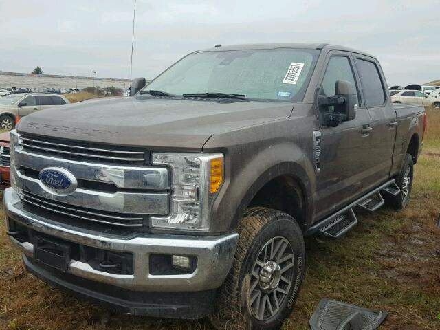 1FT7W2BT8HED16535 - 2017 FORD F250 SUPER BROWN photo 2