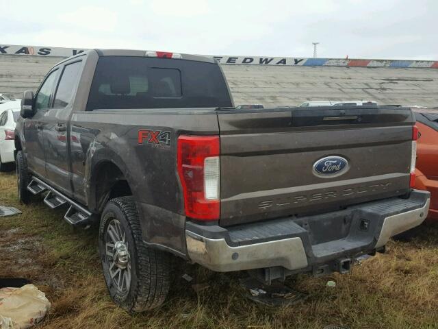 1FT7W2BT8HED16535 - 2017 FORD F250 SUPER BROWN photo 3