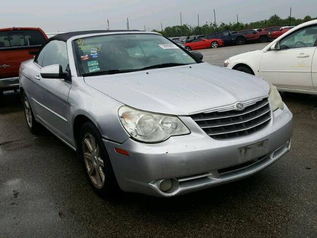 1C3LC55R48N157459 - 2008 CHRYSLER SEBRING SILVER photo 1