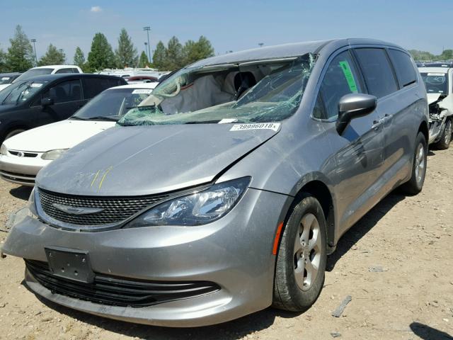 2C4RC1CGXHR521452 - 2017 CHRYSLER PACIFICA L SILVER photo 2