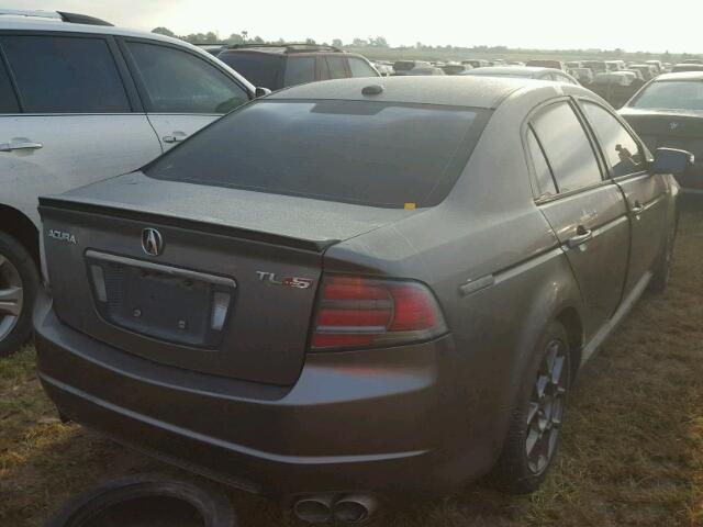 19UUA76518A046874 - 2008 ACURA TL TYPE S GRAY photo 4