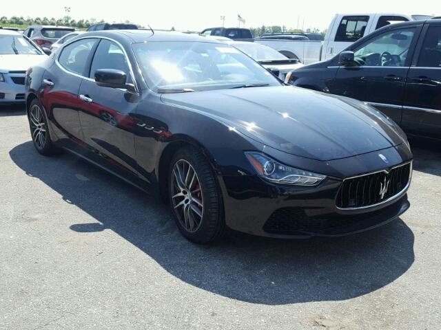 ZAM57XSA8F1151764 - 2015 MASERATI GHIBLI BLACK photo 1