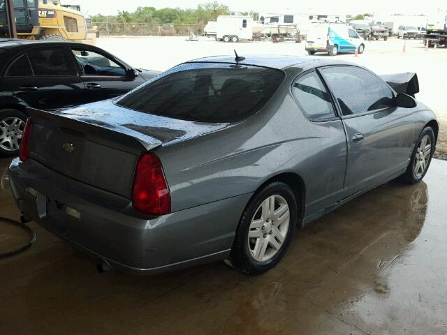 2G1WK151X69249277 - 2006 CHEVROLET MONTE CARL 灰色 照片 4