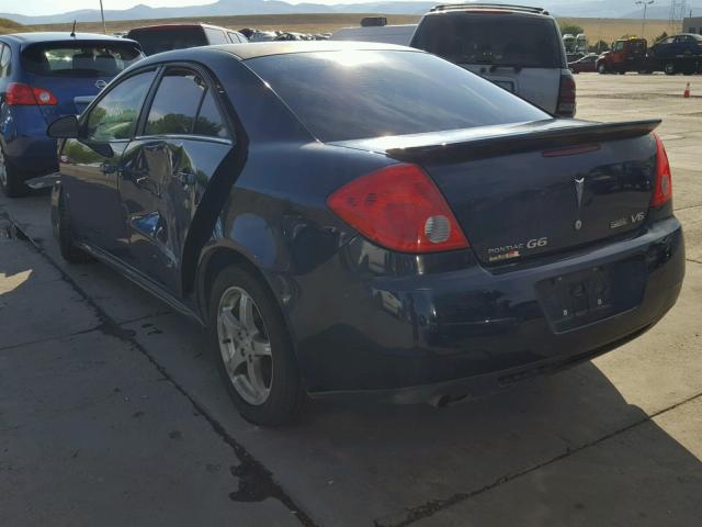 1G2ZJ57K694245629 - 2009 PONTIAC G6 BLUE photo 3