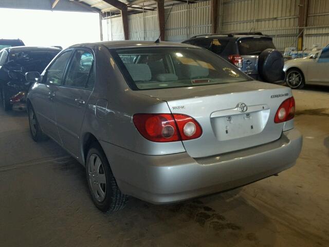 1NXBR32E77Z764841 - 2007 TOYOTA COROLLA SILVER photo 3