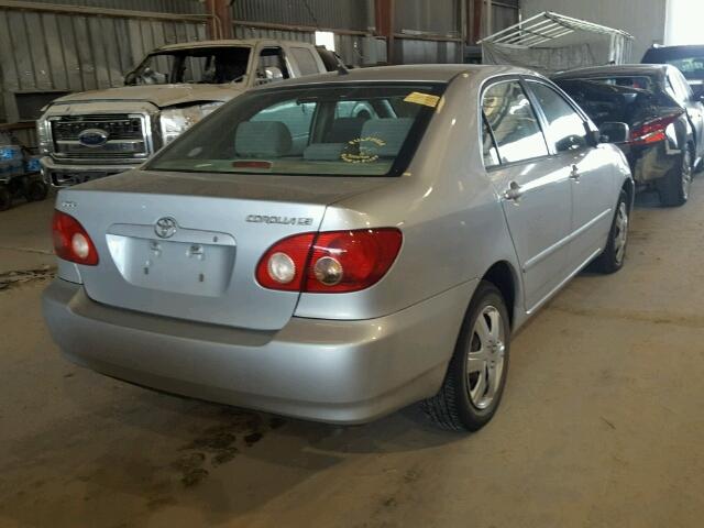 1NXBR32E77Z764841 - 2007 TOYOTA COROLLA SILVER photo 4