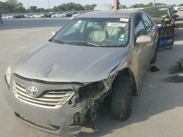 4T1BE46K78U236784 - 2008 TOYOTA CAMRY CE GOLD photo 2