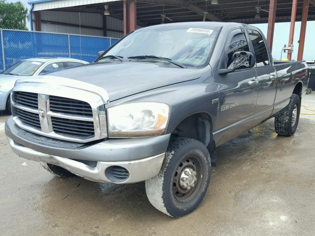 3D7KS28D06G113253 - 2006 DODGE RAM 2500 S GRAY photo 2