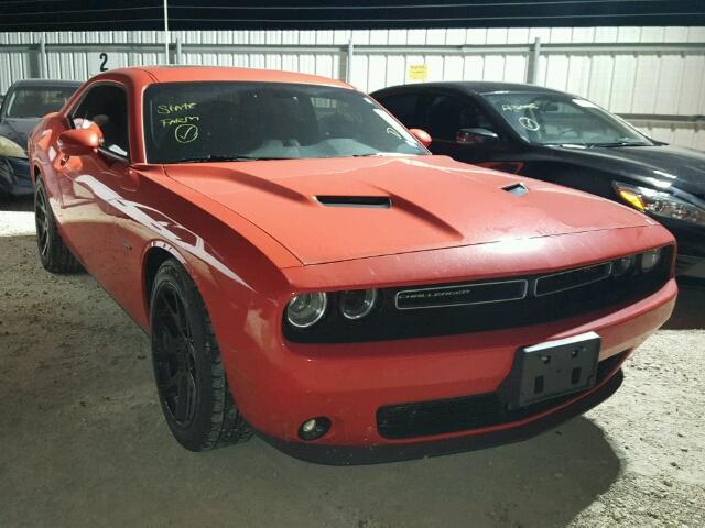 2C3CDZBT3GH308898 - 2016 DODGE CHALLENGER ORANGE photo 1