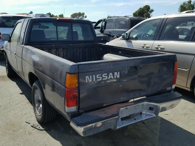 1N6SD16S7VC380176 - 1997 NISSAN TRUCK KING GRAY photo 3