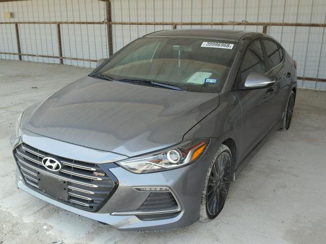 KMHD04LB0JU486191 - 2018 HYUNDAI ELANTRA SP SILVER photo 2