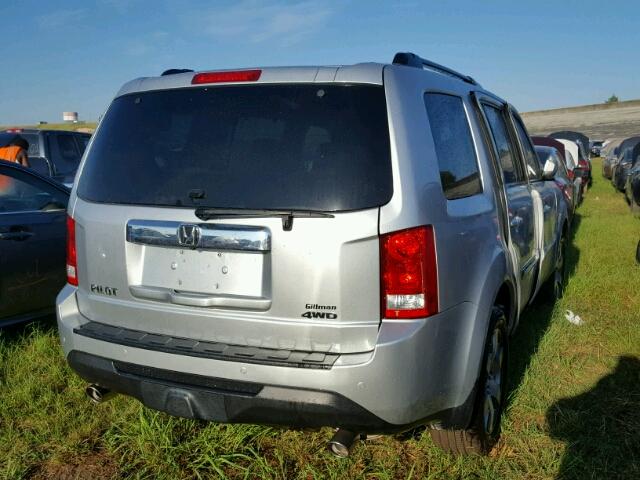 5FNYF4H99FB003789 - 2015 HONDA PILOT TOUR SILVER photo 4