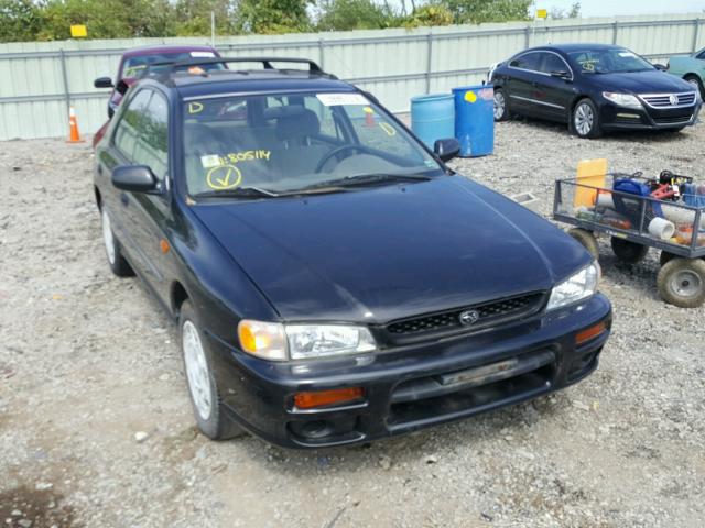 JF1GF4358XH805144 - 1999 SUBARU IMPREZA L BLACK photo 1