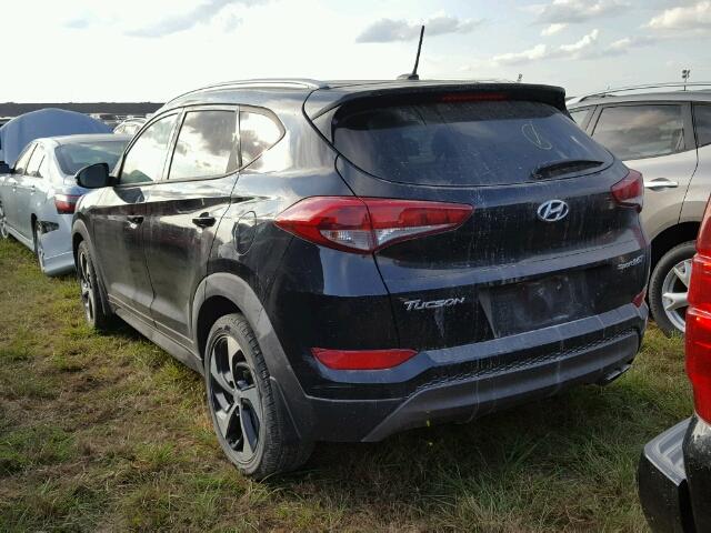 KM8J33A21GU165275 - 2016 HYUNDAI TUCSON LIM BLACK photo 3