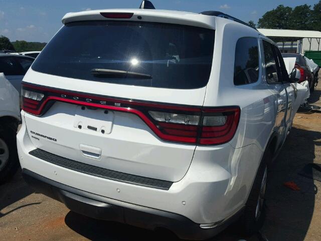 1C4RDJAG6HC615367 - 2017 DODGE DURANGO SX WHITE photo 4