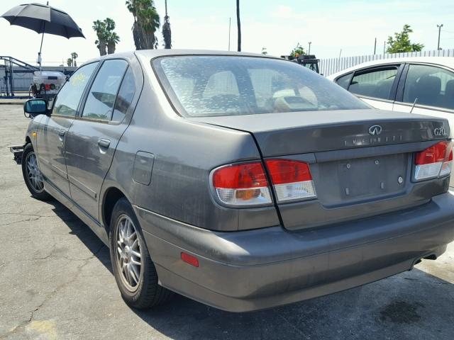 JNKCP11A0YT302631 - 2000 INFINITI G20 GRAY photo 3