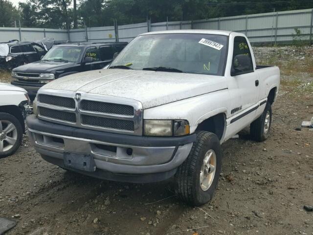 3B7HF16Y1XM595727 - 1999 DODGE RAM 1500 WHITE photo 2