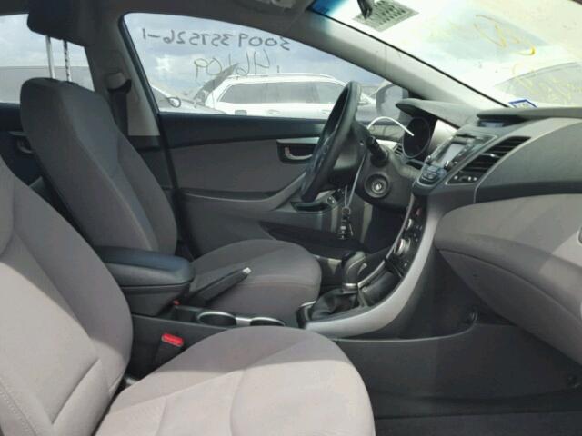 KMHDH4AE4EU035938 - 2014 HYUNDAI ELANTRA SE GRAY photo 5