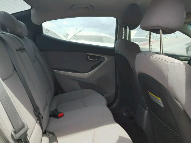 KMHDH4AE4EU035938 - 2014 HYUNDAI ELANTRA SE GRAY photo 6