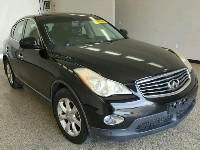 JNKAJ09F88M350634 - 2008 INFINITI EX35 BASE BLACK photo 1