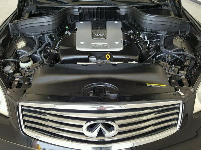 JNKAJ09F88M350634 - 2008 INFINITI EX35 BASE BLACK photo 7