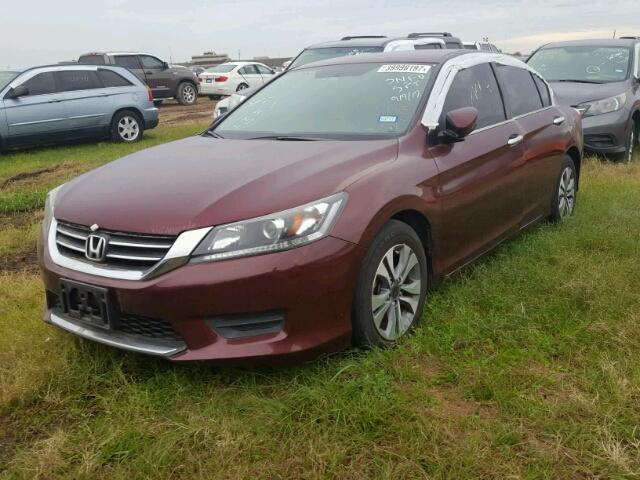 1HGCR2F32FA156979 - 2015 HONDA ACCORD BURGUNDY photo 2