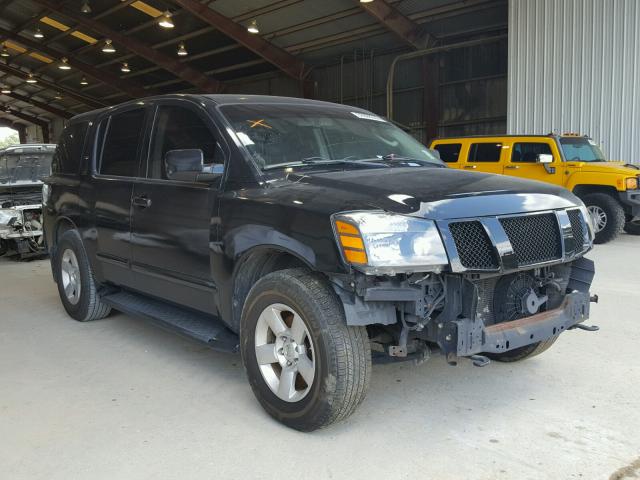 5N1AA08B26N734525 - 2006 NISSAN ARMADA SE BLACK photo 1