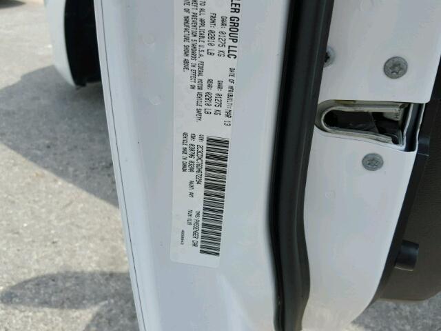 2C3CDXCT6DH672294 - 2013 DODGE CHARGER R/ WHITE photo 10