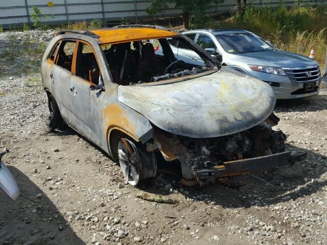 5XYKUDA62DG380031 - 2013 KIA SORENTO EX BURN photo 1