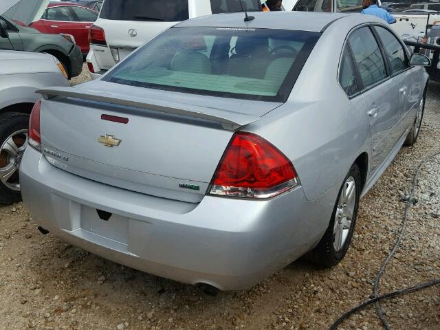 2G1WB5E36C1164827 - 2012 CHEVROLET IMPALA LT SILVER photo 4