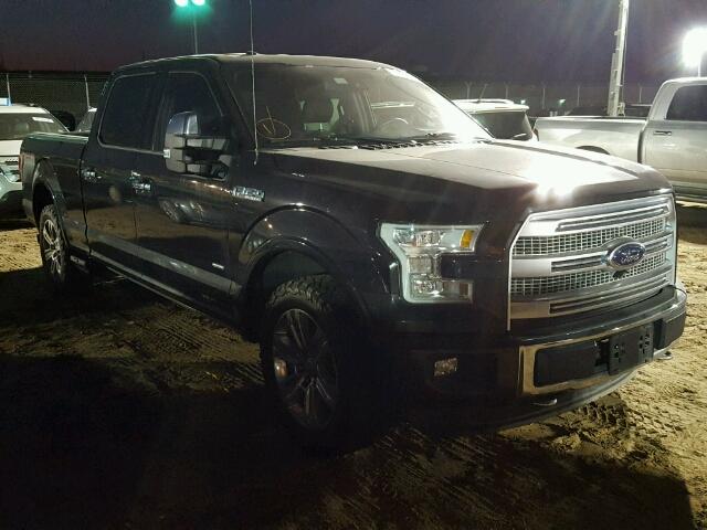 1FTFW1EGXFFC14438 - 2015 FORD F150 SUPER BLACK photo 1