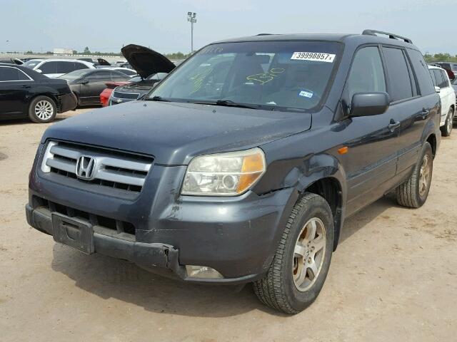 5FNYF285X6B009358 - 2006 HONDA PILOT EX GRAY photo 2