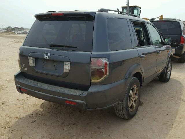 5FNYF285X6B009358 - 2006 HONDA PILOT EX GRAY photo 4