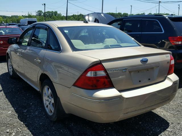 1FAHP27107G147869 - 2007 FORD FIVE HUNDR BEIGE photo 3