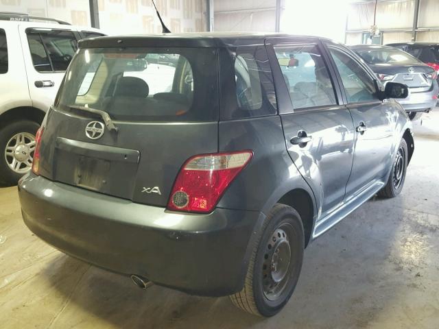 JTKKT604160134510 - 2006 TOYOTA SCION XA GRAY photo 4