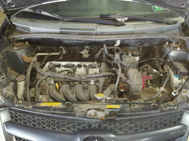 JTKKT604160134510 - 2006 TOYOTA SCION XA GRAY photo 7