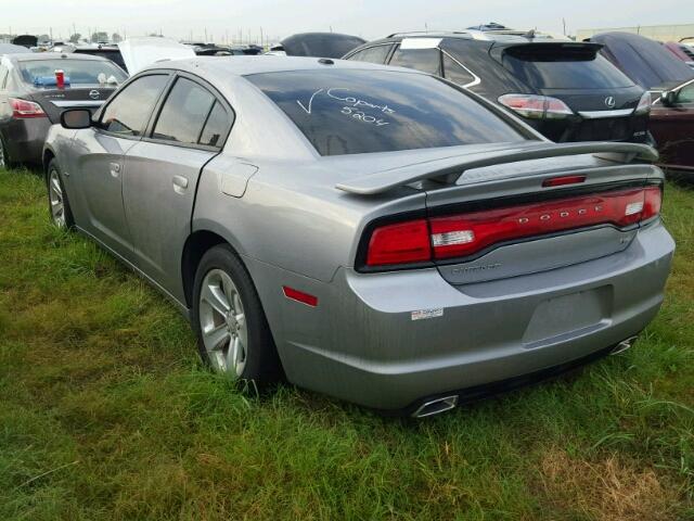 2C3CDXCT0EH155204 - 2014 DODGE CHARGER R/ GRAY photo 3