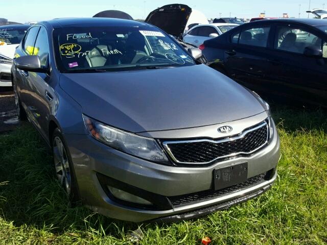 5XXGR4A60DG239633 - 2013 KIA OPTIMA GRAY photo 1