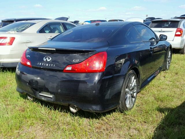 JN1CV6EK9BM212499 - 2011 INFINITI G37 BLACK photo 4