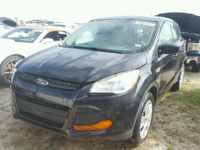 1FMCU0F78DUB70378 - 2013 FORD ESCAPE S BLACK photo 2