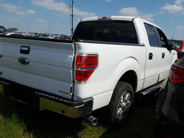 1FTFW1CF6EKF46618 - 2014 FORD F150 SUPER WHITE photo 4