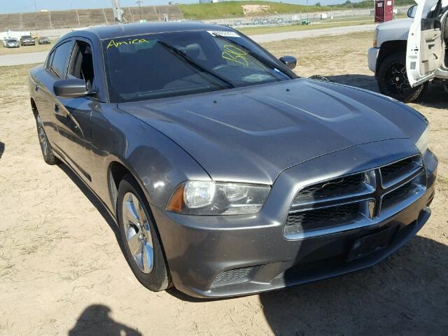 2B3CL3CG1BH581989 - 2011 DODGE CHARGER GRAY photo 1