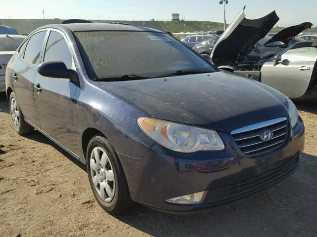 KMHDU46D57U156816 - 2007 HYUNDAI ELANTRA GL BLUE photo 1