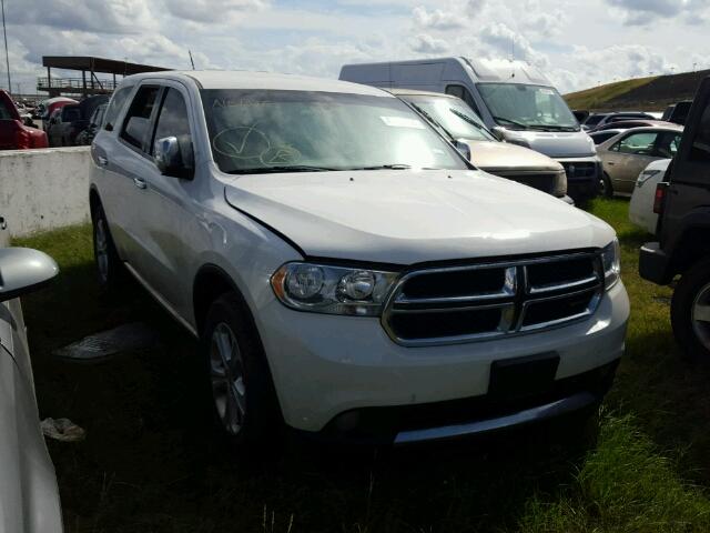 1C4RDHAG3CC210679 - 2012 DODGE DURANGO WHITE photo 1