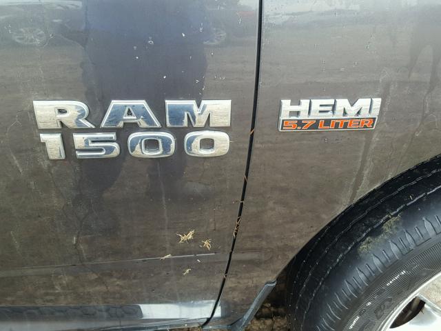 1C6RR6LT8FS541775 - 2015 RAM 1500 SLT ნაცრისფერი ფოტო 8
