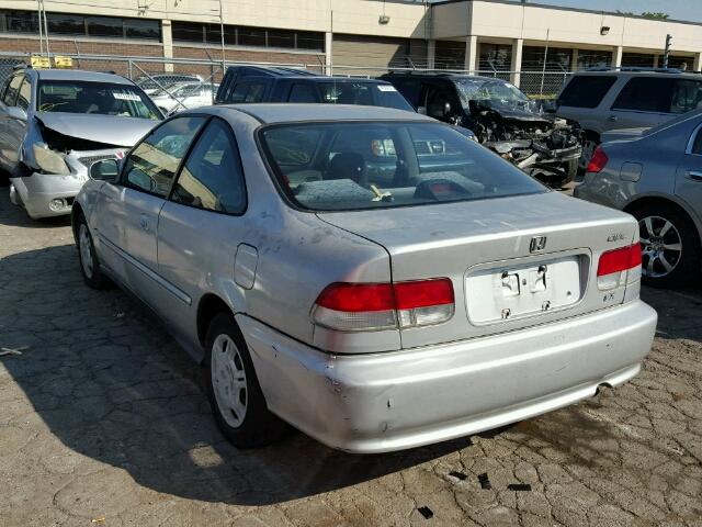 1HGEJ8243YL037749 - 2000 HONDA CIVIC EX SILVER photo 3