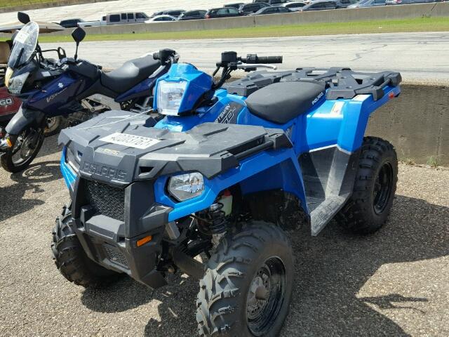 4XASEA501HA642359 - 2017 POLARIS SPORTSMAN BLUE photo 2