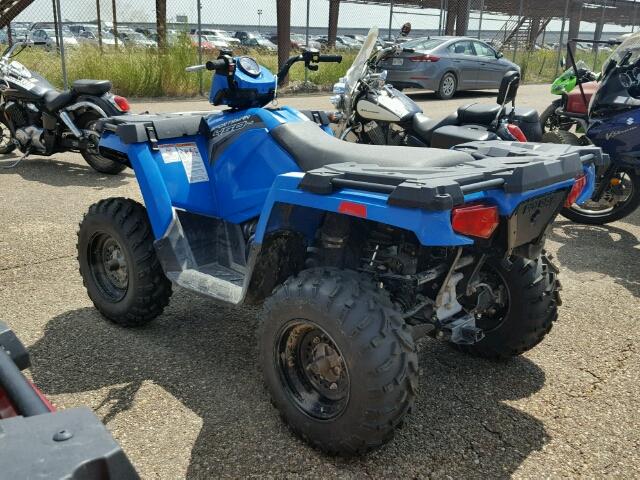 4XASEA501HA642359 - 2017 POLARIS SPORTSMAN 蓝色 照片 3