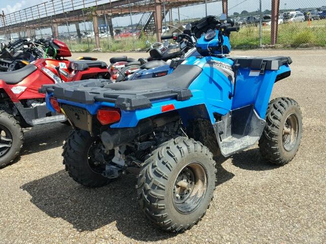 4XASEA501HA642359 - 2017 POLARIS SPORTSMAN 蓝色 照片 4